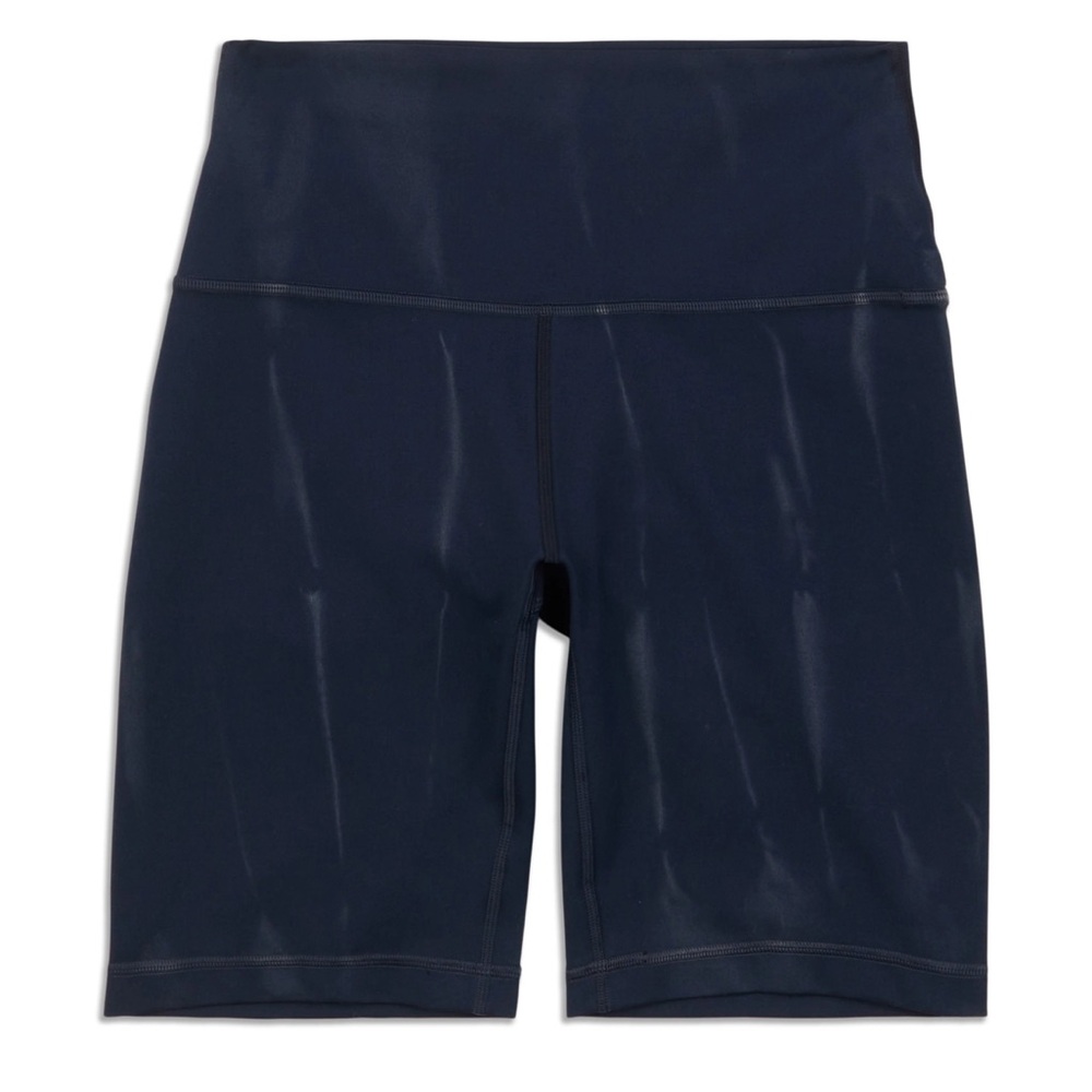 Lululemon wunder train 8 inch biker short in navy